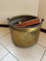 2 houtbakken, Ophalen, Koper