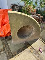 wasbak hoek beton waterornament tuin, Tuin en Terras, Beton, Ophalen, Waterornament