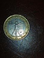 Één euro munt vitruviusman 2002  Italië.   bieden., Ophalen of Verzenden, Frankrijk, 2 euro