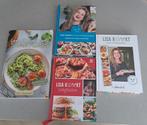 4x Lisa Kookt Koolhydraatarm Kookboeken, Tapas, Hapjes en Dim Sum, Zo goed als nieuw, Europa, Gezond koken