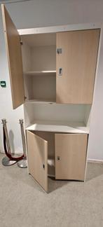 kast met deuren H207cm B93cm D43,5 cm kan  niet op slot, Ophalen, 200 cm of meer, Kantoor/ school, 50 tot 100 cm
