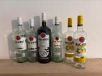 Zes Lege Bacardi flessen, Ophalen of Verzenden, Gebruikt, Overige gebieden, Overige typen