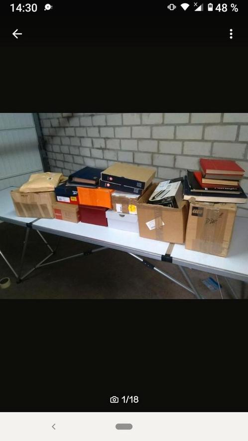 Postzegelverzameling ., Diversen, Rommelmarktspullen, Gebruikt, Ophalen