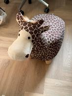 Giraffe krukje - Lekker zacht voor kinderen, Ophalen, Minder dan 50 cm, Rond, Zo goed als nieuw