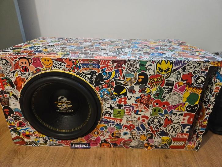 Ground zero bass kist, Auto diversen, Autospeakers, Zo goed als nieuw, Ophalen