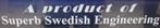 Sticker product of superb swedish engineering Volvo & Saab., Auto diversen, Auto-accessoires, Ophalen of Verzenden, Nieuw