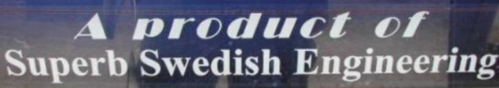 Sticker product of superb swedish engineering Volvo & Saab., Auto diversen, Auto-accessoires, Nieuw, Ophalen of Verzenden
