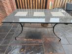 Tuintafel, Tuin en Terras, Tuintafels, Ophalen, Gebruikt, Rechthoekig, Aluminium