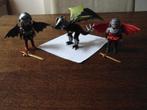 Playmobil vliegende draak en ridders, Kinderen en Baby's, Speelgoed | Playmobil, Ophalen, Gebruikt