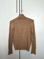 Zara tricot coltrui in camel met gouden knoopjes - maat S, Zara, Beige, Ophalen of Verzenden, Zo goed als nieuw