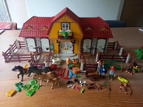 Playmobil Grote paardenranch - 5221 COMPLEET, Kinderen en Baby's, Speelgoed | Playmobil, Zo goed als nieuw, Complete set, Ophalen of Verzenden