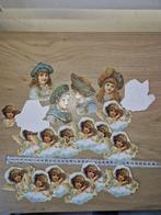 poezieplaatjes plaatjes engel enz met relief zie foto, Verzamelen, Ophalen of Verzenden