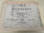 NAPOLEON - 44 LITHO’S. EN 3 ORIGINELE PAMFLETTEN 1827, Ophalen of Verzenden