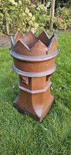 Engelse schoorsteenkroon – Schoorsteen 19e eeuw, Doe-het-zelf en Verbouw, Ophalen, Gebruikt, Steen of Klei, Zwart