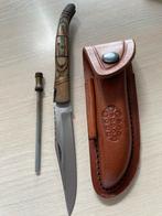 Laguiole mes met etui en slijpstaal, Ophalen of Verzenden