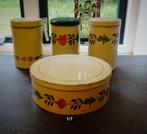 4 Boerenbont blikken., Ophalen of Verzenden, Gebruikt, Overige