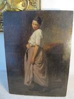 Zwanger meisje +/- 1850/1900, Ophalen of Verzenden