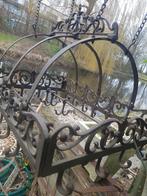 Sierlijk gegoten/gesmeed gietijzeren wildrek (brocante), Ophalen of Verzenden, Gebruikt