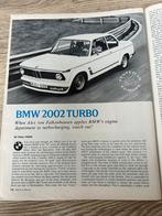 BMW 2002 Turbo test verslag Engels, BMW, Ophalen of Verzenden