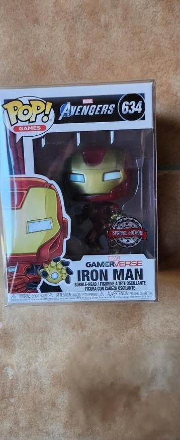 Marvel the avengers iron man gamerverse exclusive funko pop  beschikbaar voor biedingen