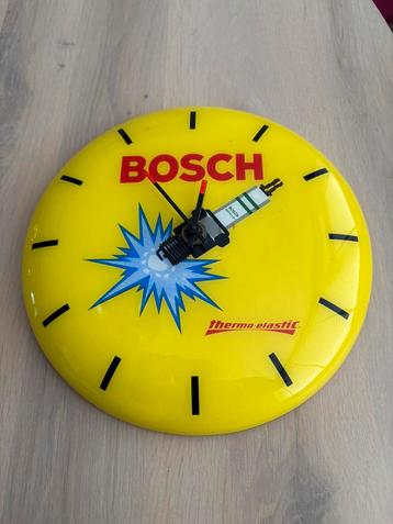 Bosch bougie reclame wandklok beschikbaar voor biedingen