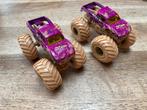 Hotwheels monster trucks roze 2x, Ophalen of Verzenden, Nieuw