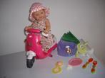 baby born pop met skooter en acc, Kinderen en Baby's, Ophalen of Verzenden, Zo goed als nieuw, Babypop