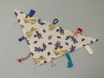 Nieuw handgemaakt labeldoekje knuffeldoekje met chineesjes 1 beschikbaar voor biedingen