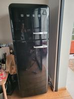 SMEG koelkast zwart met vriesvak, Witgoed en Apparatuur, Koelkasten en IJskasten, Ophalen, Gebruikt, 200 liter of meer, 160 cm of meer