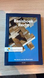 O.A.P. van der Roest - Basisboek Recht, Ophalen of Verzenden, Zo goed als nieuw, O.A.P. van der Roest