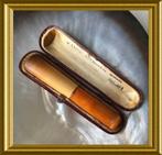 Meerschuim en barnsteen pijpje in doosje, Gebruikt, Overige typen, Ophalen of Verzenden, Nvt