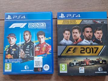 PlayStation 4 spellen - F1 2017 limited edition en F1 2021 beschikbaar voor biedingen