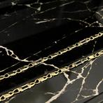 14k gouden ketting massief valkenoog schakel, Ophalen of Verzenden, Zo goed als nieuw, Goud