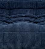 Togo 2-seater in Blue attributed to Ducaroy by Ligne Roset., 125 cm of meer, Zo goed als nieuw, 75 tot 100 cm, Stof