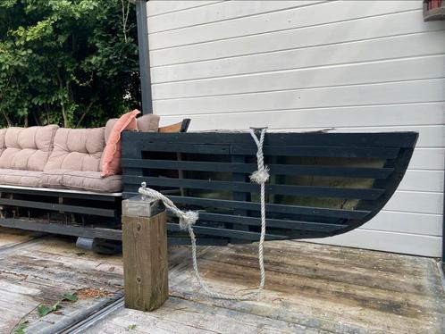 Gratis loungebank, Tuin en Terras, Tuinsets en Loungesets, Gebruikt, Hout, 4 zitplaatsen, Bank, Ophalen