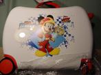 Rol zit koffer Mickey Mouse, Verzenden, Hard kunststof, Minder dan 50 cm, Minder dan 35 cm