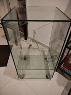 Glazen Stereo Meubel in zeer goede Staat, Ophalen, Minder dan 50 cm, Gebruikt, Minder dan 100 cm