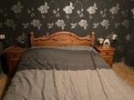 Grenen bed, Ophalen of Verzenden, Gebruikt, Twijfelaar
