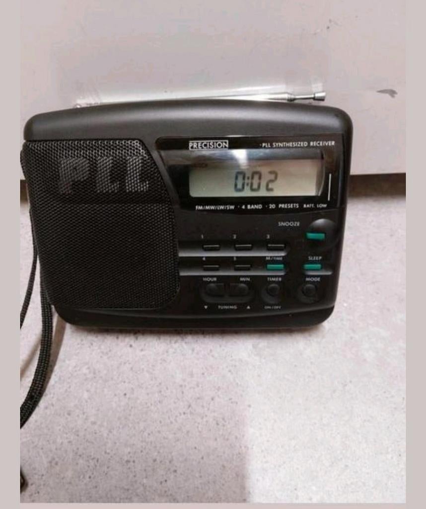 PRECISION 6437 Wereldradio noodRadio 4-Band PLL Empfänger -, Ophalen of Verzenden, Gebruikt, Wereldontvanger