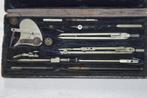 antieke passer-set, Antiek en Kunst, Ophalen of Verzenden
