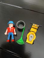 Playmobil 3233 tuinman met grasmaaier, Kinderen en Baby's, Speelgoed | Playmobil, Ophalen, Gebruikt