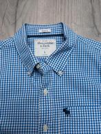 Abercrombie & Fitch overhemd muscle maat L blauw, Blauw, Ophalen of Verzenden, Zo goed als nieuw, Abercrombie & Fitch