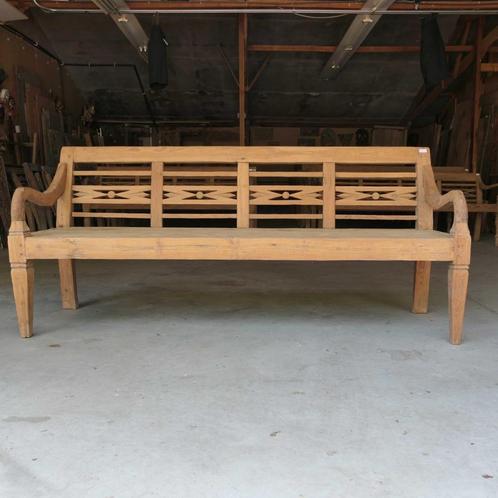 Landelijke BANK RQ3 stationsbank tuinbank bank GERESERVEERD, Antiek en Kunst, Antiek | Meubels | Stoelen en Banken, Ophalen of Verzenden
