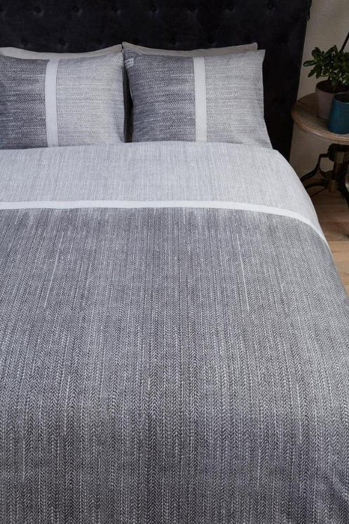 Riviera Maison dekbedovertrek AMSTERDAMLOFT GRIJS -50% 240, Huis en Inrichting, Slaapkamer | Beddengoed, Nieuw, Dekbedovertrek