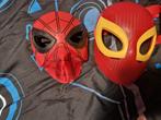 Maskers spiderman en Iron man, Jongen, Ophalen of Verzenden, Zo goed als nieuw