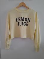 Bershka cropped trui maat s, Geel, Maat 36 (S), Gedragen, Bershka