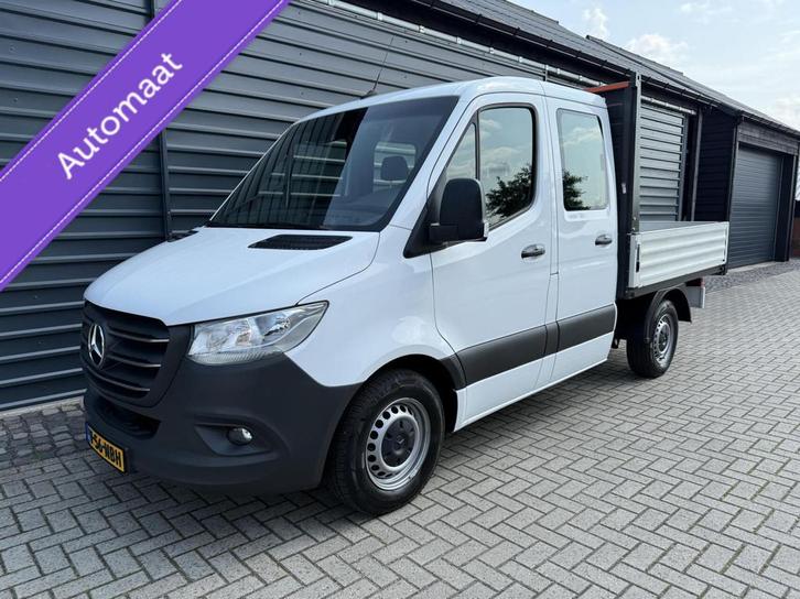 Mercedes Sprinter 315 CDI Aut. Pick-up open laadbak Dub.Cabi, Auto's, Bestelauto's, Bedrijf, Te koop, ABS, Airconditioning, Alarm