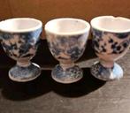 Oude Chinese aardewerk eierdopjes, beschadigd, Antiek en Kunst, Ophalen of Verzenden