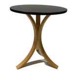 Vintage Ikea FORNBRO rond bijzet tafeltje nachtkastje tafel, Minder dan 55 cm, Gebruikt, Ikea, Rond