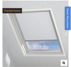 Dakraam Rolgordijn wit verduisterend GGL U08 1173x1160 velux, Nieuw, Wit, 100 tot 150 cm, 50 tot 100 cm